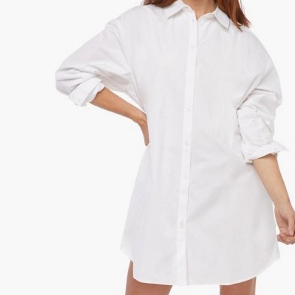 Overside shirt dress